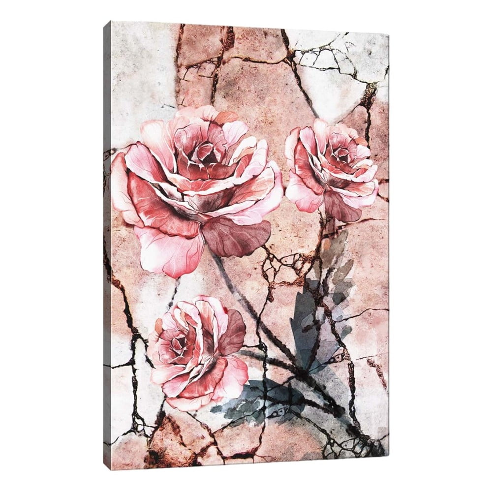 Nástěnný obraz na plátně Tablo Center Lonely Roses, 40 x 60 cm Nástěnný obraz na plátně Tablo Center Lonely Roses, 40 x 60 cm