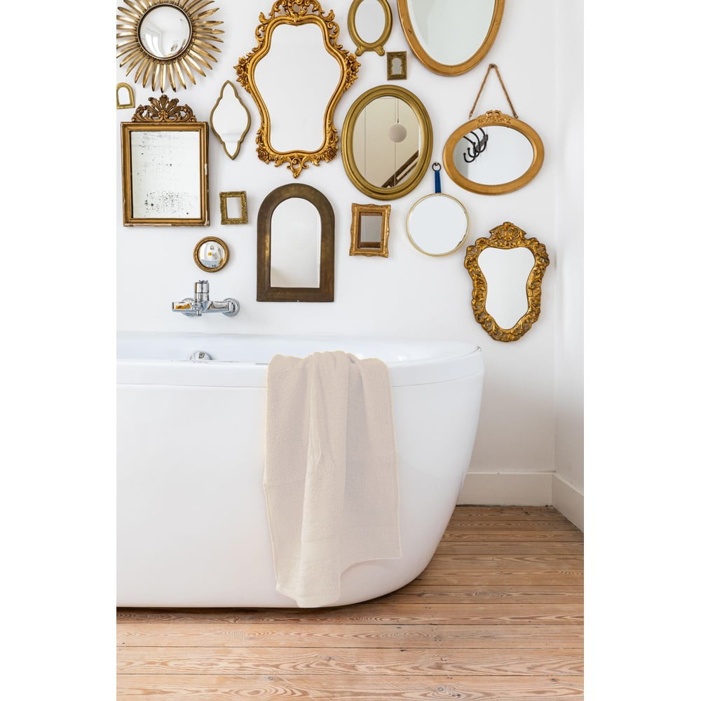 Světle béžový ručník Tiseco Home Studio, 50 x 100 cm - Obrázek 2