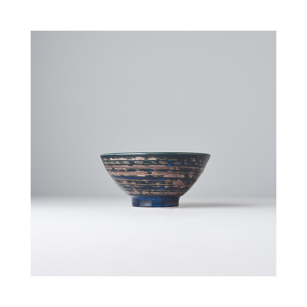 Modrá keramická miska MIJ Copper Swirl, ø 16 cm - Obrázek 2