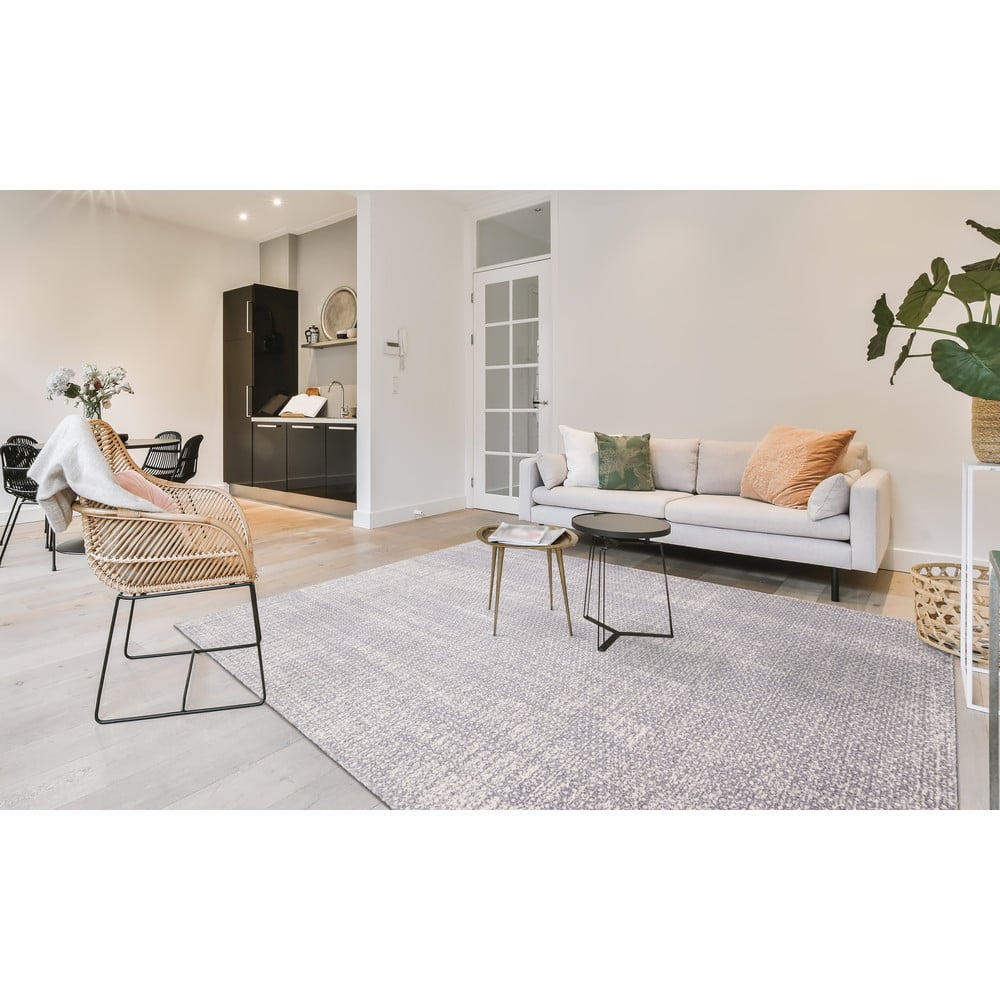 Světle šedý vlněný koberec 133x180 cm Eden – Agnella - Obrázek 2