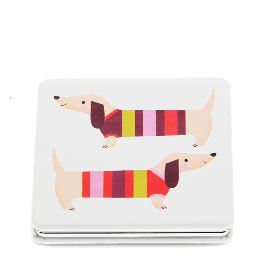 Kosmetické zvětšovací zrcadlo 7×7 cm Sausage Dog – Rex London Kosmetické zvětšovací zrcadlo 7×7 cm Sausage Dog – Rex London