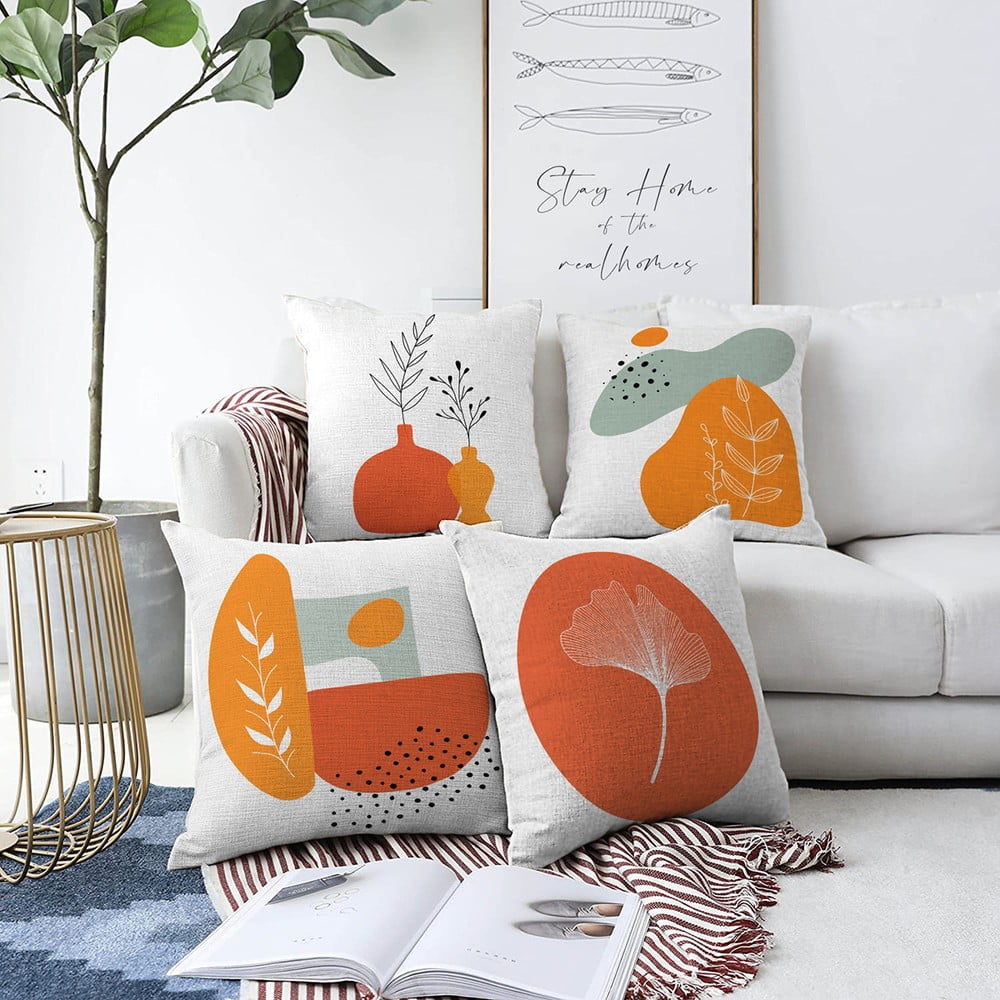 Sada 4 povlaků na polštáře Minimalist Cushion Covers Glam, 55 x 55 cm Sada 4 povlaků na polštáře Minimalist Cushion Covers Glam, 55 x 55 cm