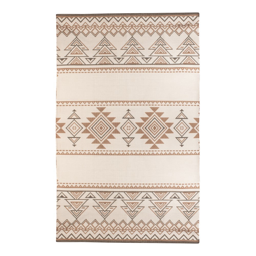 Béžovo hnědý oboustranný venkovní koberec z recyklovaného plastu Green Decore Afra, 90 x 150 cm Béžovo hnědý oboustranný venkovní koberec z recyklovaného plastu Green Decore Afra, 90 x 150 cm