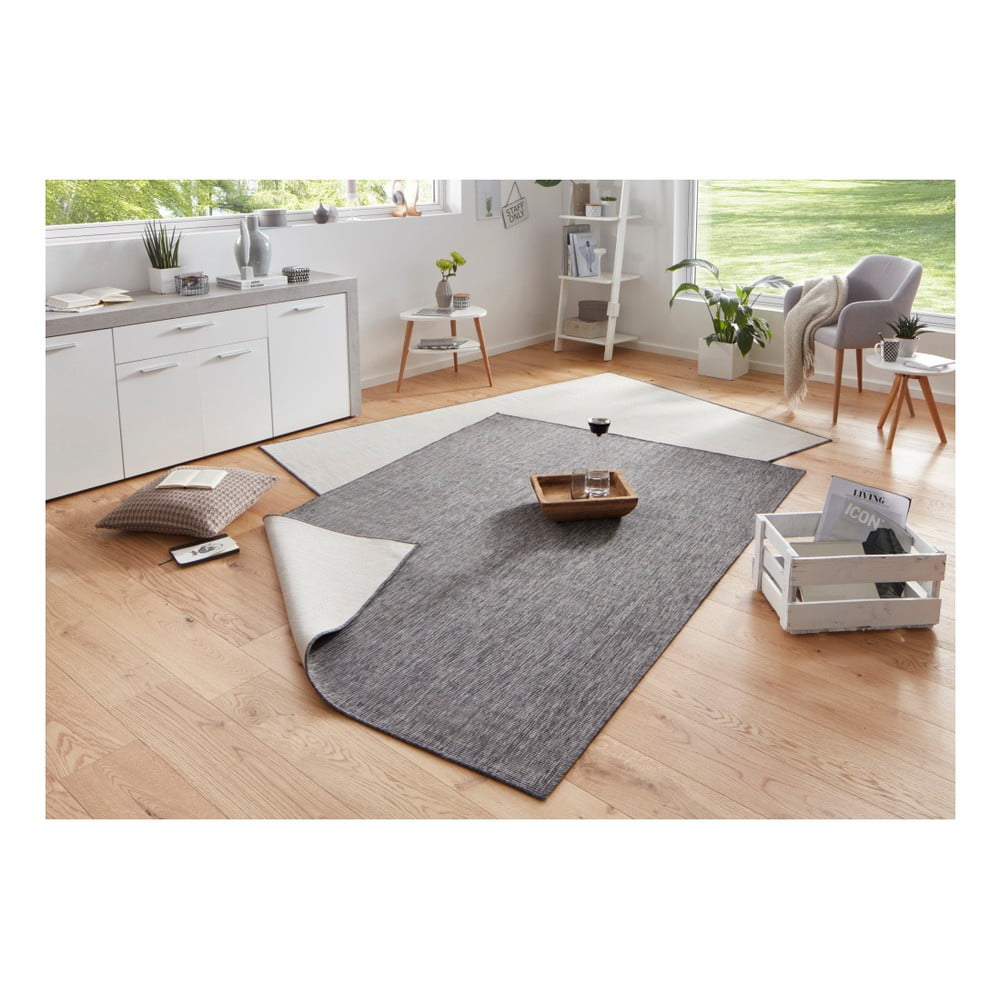 Šedý venkovní koberec NORTHRUGS Miami, 80 x 150 cm - Obrázek 2