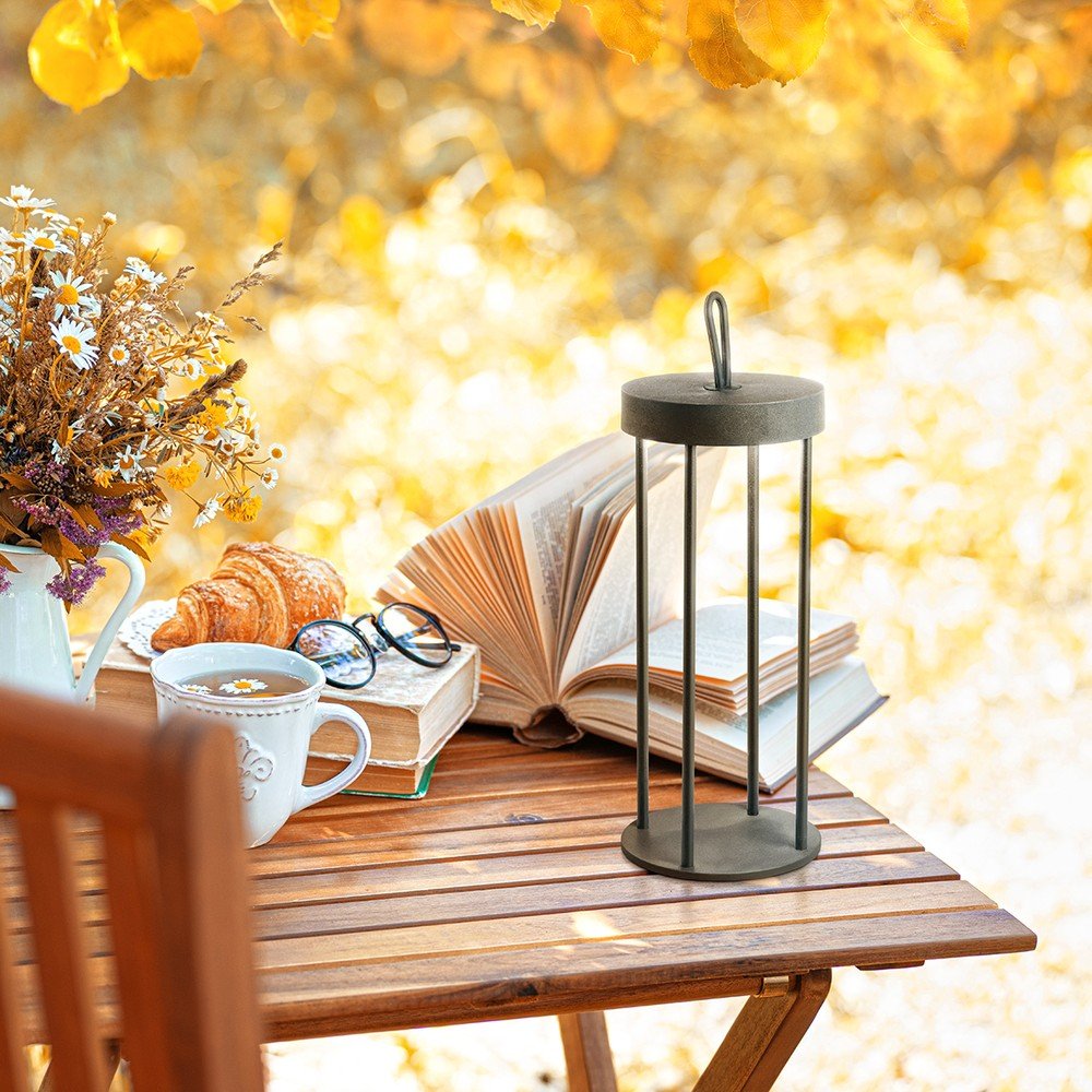 Černá LED stolní lampa (výška 36 cm) Kante – Fischer & Honsel - Obrázek 2