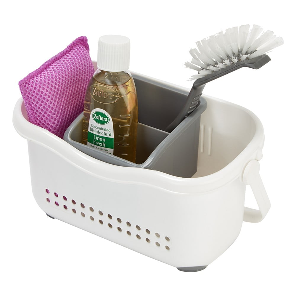 Bílo-šedý košík k dřezu Addis Caddy - Obrázek 2