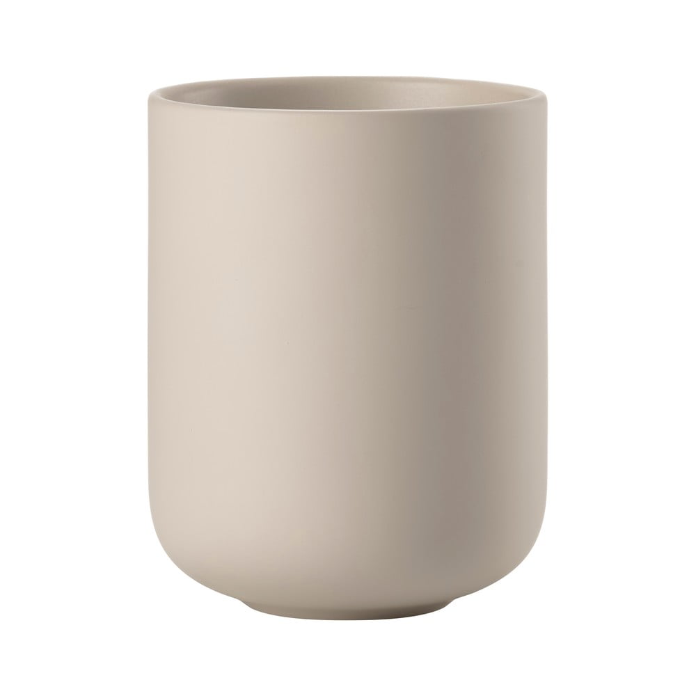 Béžový kameninový kelímek na zubní kartáčky Sensu – Zone Béžový kameninový kelímek na zubní kartáčky Sensu – Zone