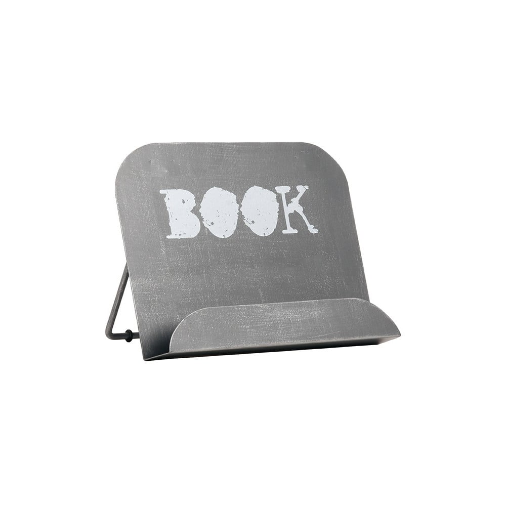 Šedý kovový stojan na knížku LABEL51 Šedý kovový stojan na knížku LABEL51