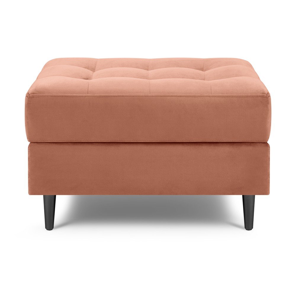 Růžová sametová podnožka Milo Casa Santo - Obrázek 2