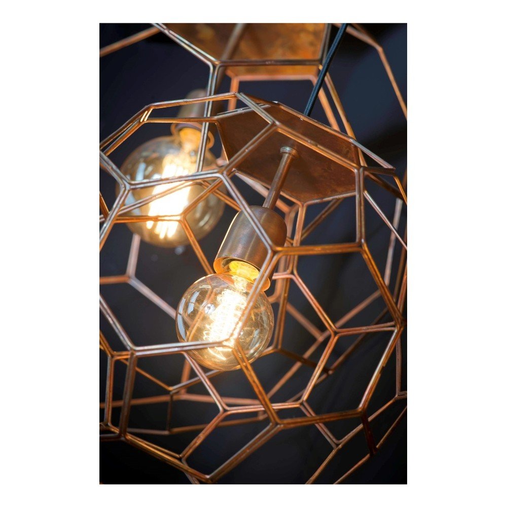 Hnědé závěsné svítidlo s kovovým stínidlem ø 34 cm Marrakesh – it's about RoMi - Obrázek 2