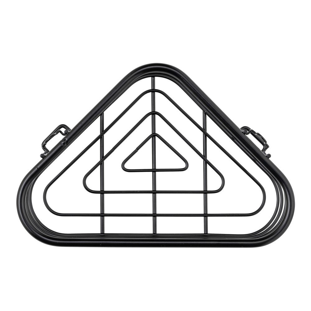 Černá rohová sprchová police Wenko Trestina, 25 x 11 cm - Obrázek 2