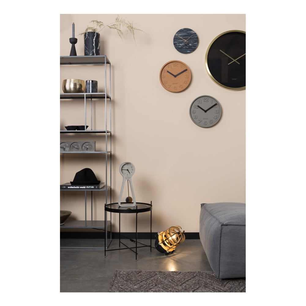 Korkové nástěnné hodiny Zuiver Cork, ø 31 cm - Obrázek 2