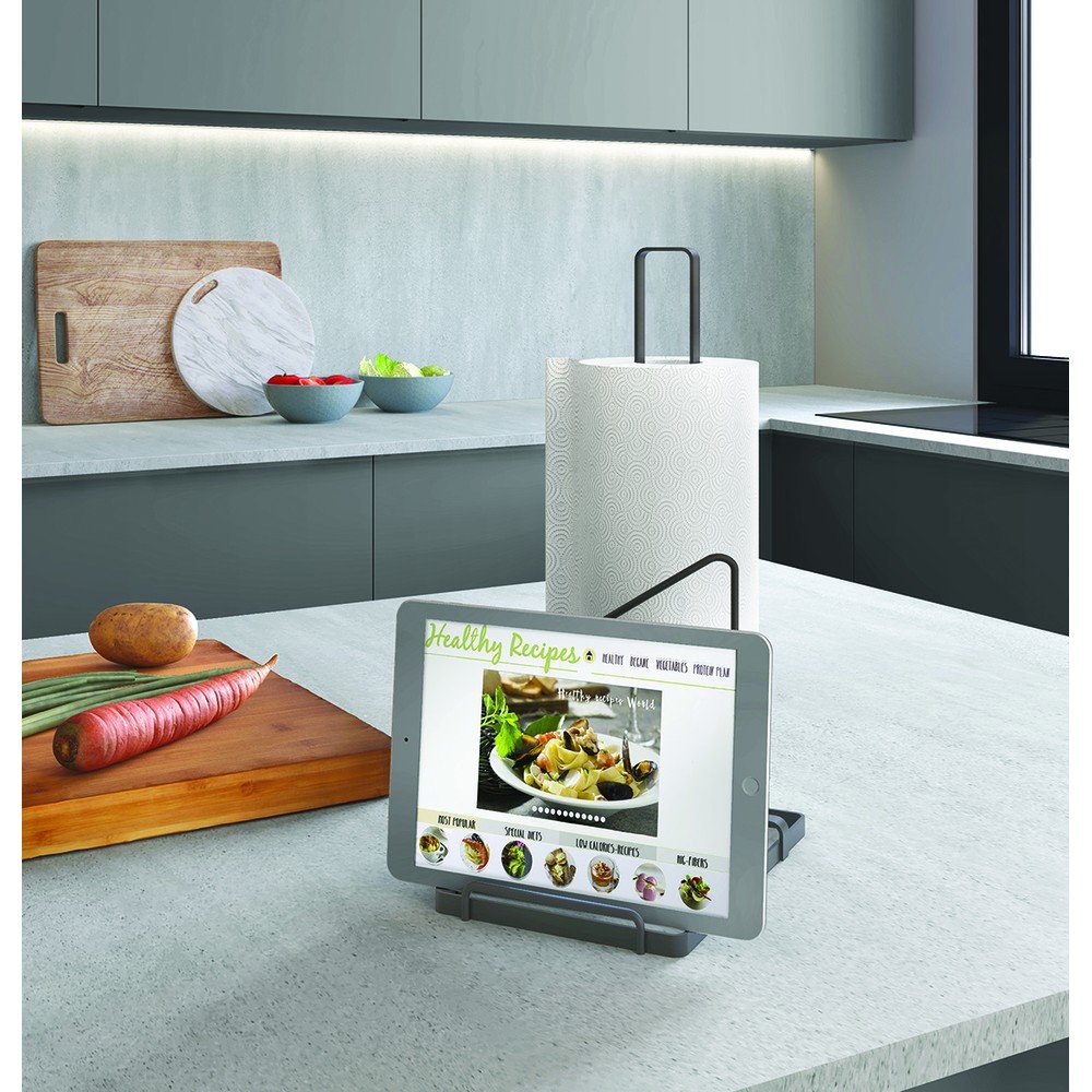 Držák na kuchyňské utěrky z nerezové oceli Tokyo Lava – Metaltex - Obrázek 2