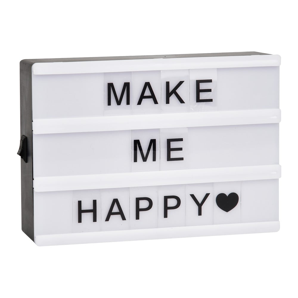 Bílá LED lucerna (výška 10,5 cm) – Hilight Bílá LED lucerna (výška 10,5 cm) – Hilight