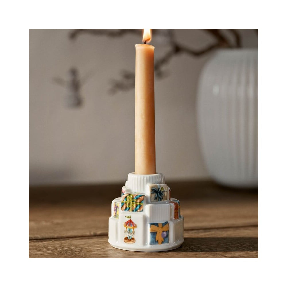 Keramický svícen s vánočním motivem Hammershøi Christmas Gifts – Kähler Design - Obrázek 2