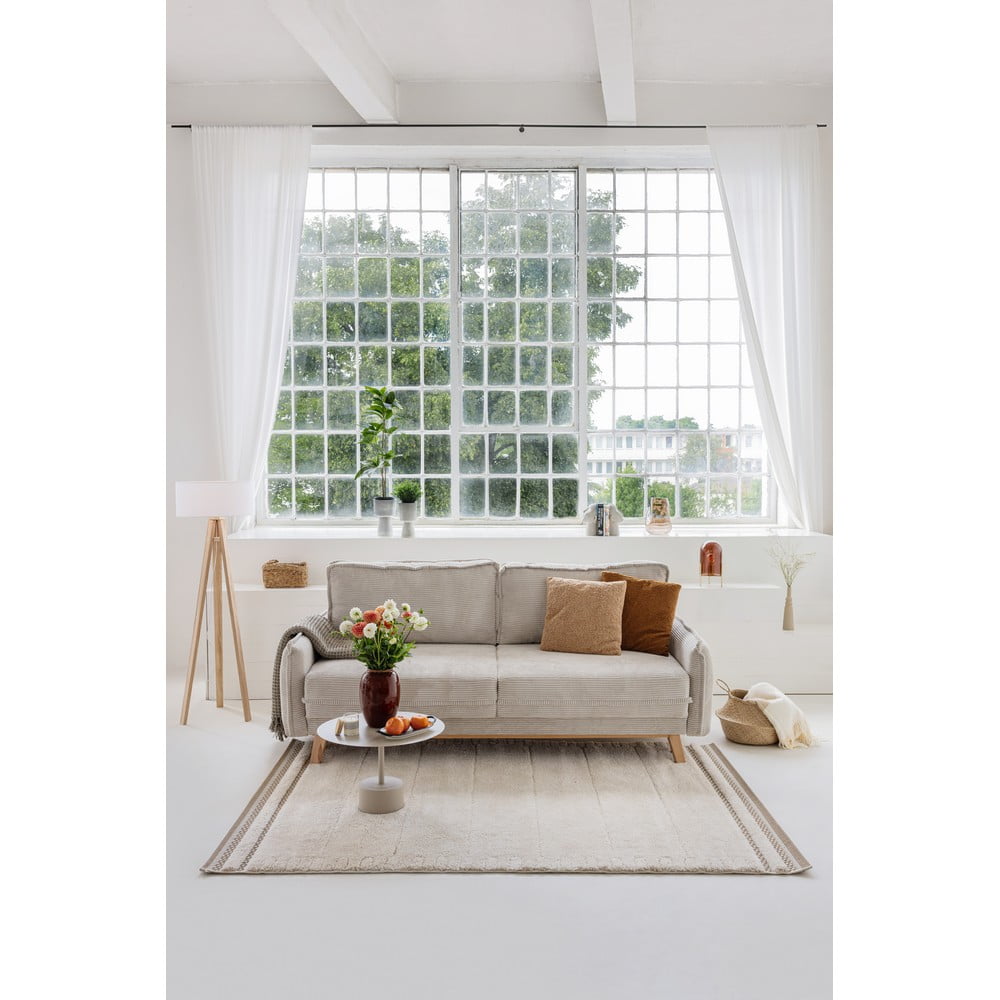 Modrá manšestrová rozkládací pohovka 218 cm Tori – Bonami Selection - Obrázek 2