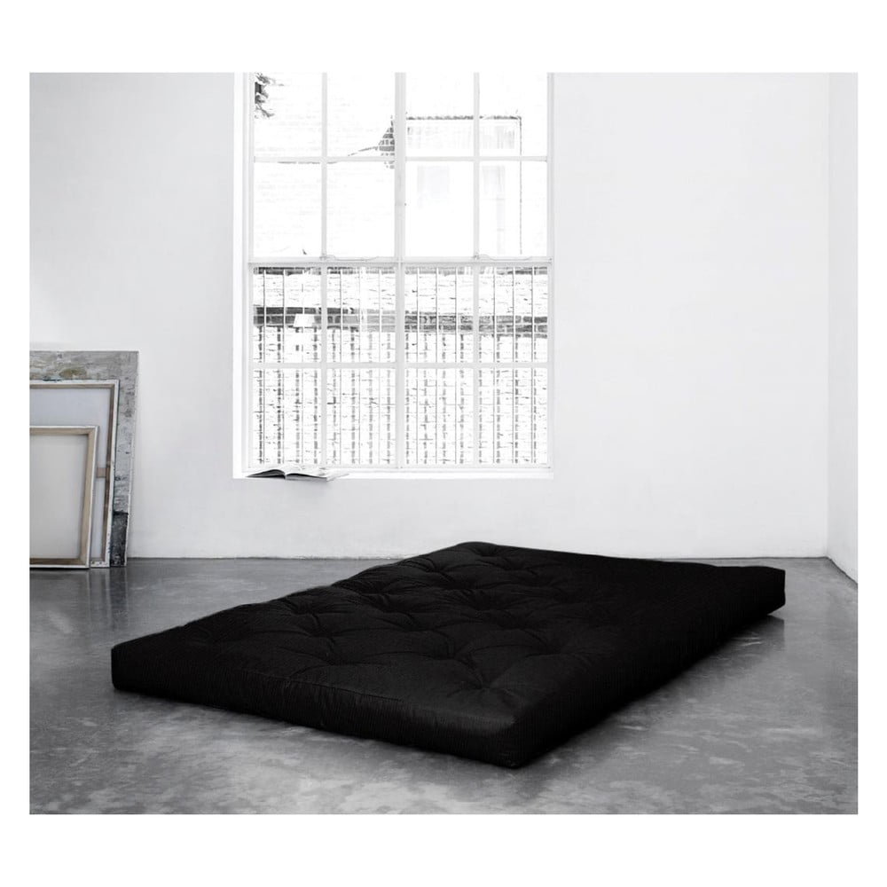 Černá středně tvrdá futonová matrace 160x200 cm Coco Black – Karup Design - Obrázek 2