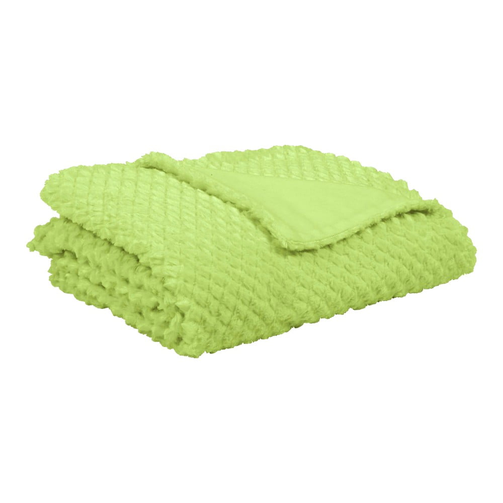 Limetkově zelený pléd Tiseco Home Studio Pine, 150 x 200 cm Limetkově zelený pléd Tiseco Home Studio Pine, 150 x 200 cm