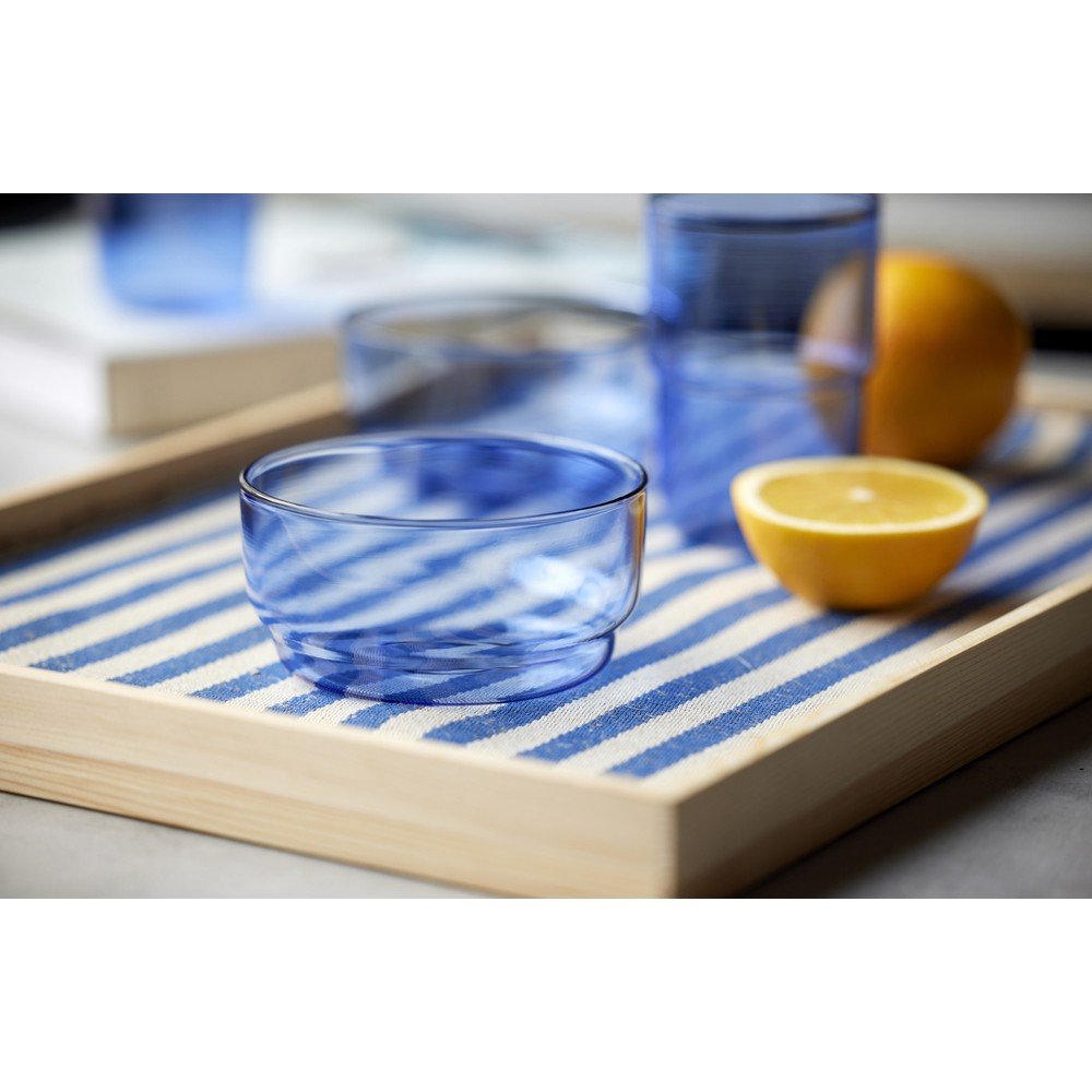 Modré skleněné misky v sadě 2 ks 500 ml Torino – Lyngby Glas - Obrázek 2