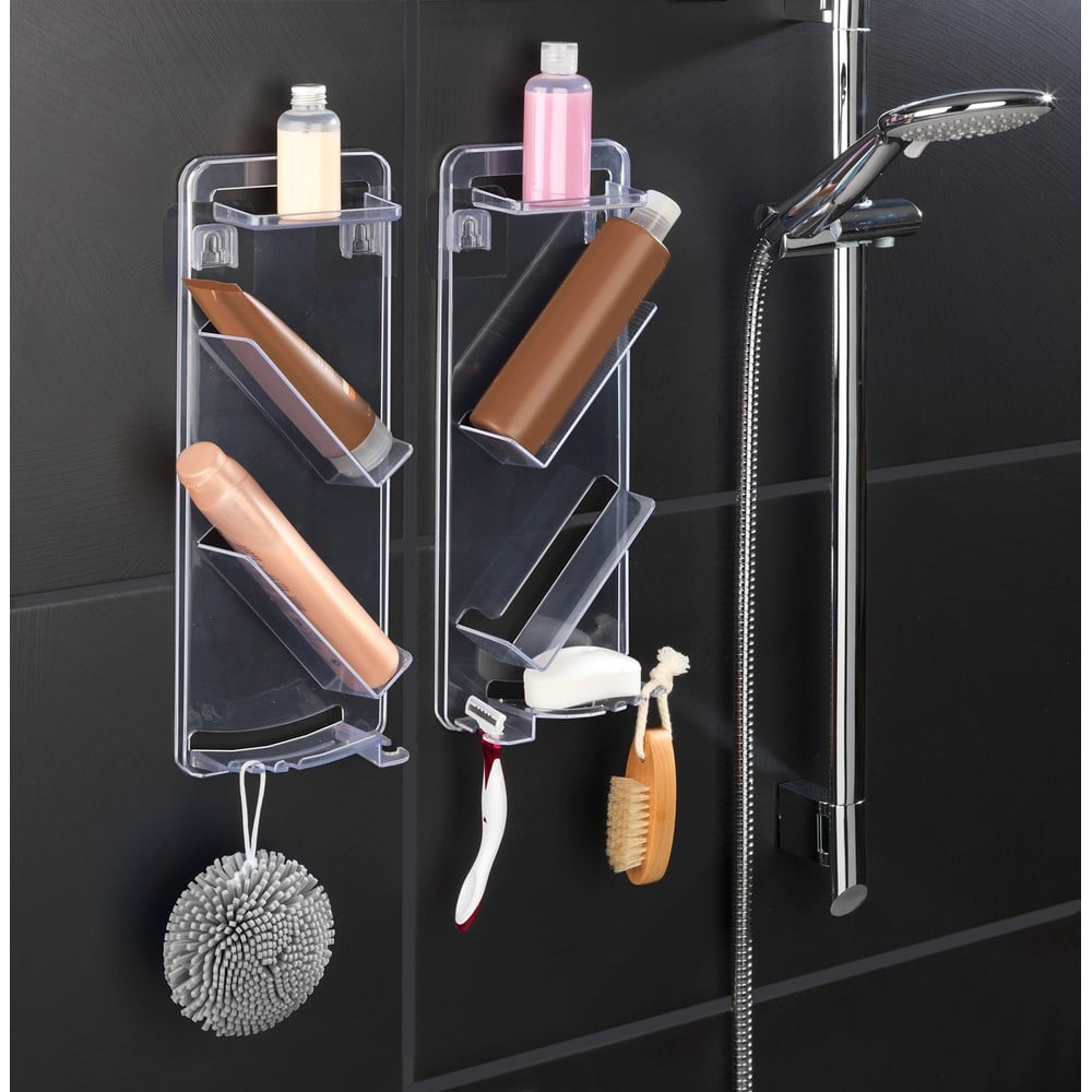 Samodržící koupelnové poličky v sadě 2 ks - Maximex - Obrázek 2