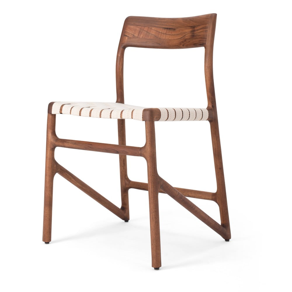 Hnědá/krémová jídelní židle Fawn – Gazzda Hnědá/krémová jídelní židle Fawn – Gazzda