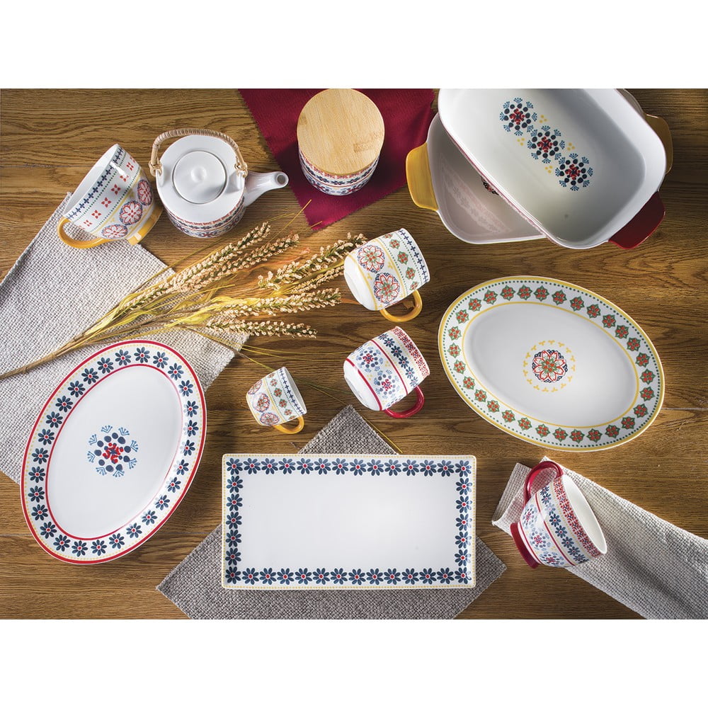 Porcelánový servírovací talíř Villa Altachiara Gardeny, 29,5 x 21 cm - Obrázek 2