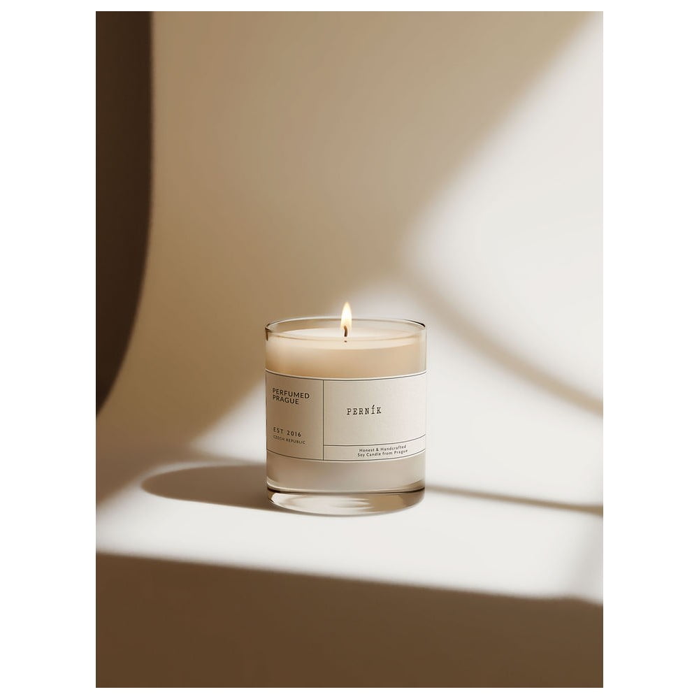 Vonná sojová svíčka doba hoření 40 h Gingerbread – Perfumed Prague Vonná sojová svíčka doba hoření 40 h Gingerbread – Perfumed Prague
