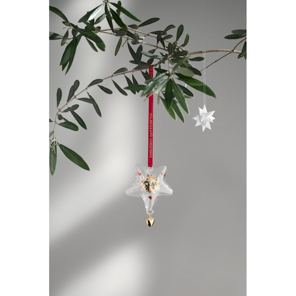 Skleněná vánoční ozdoba Star – Holmegaard - Obrázek 2
