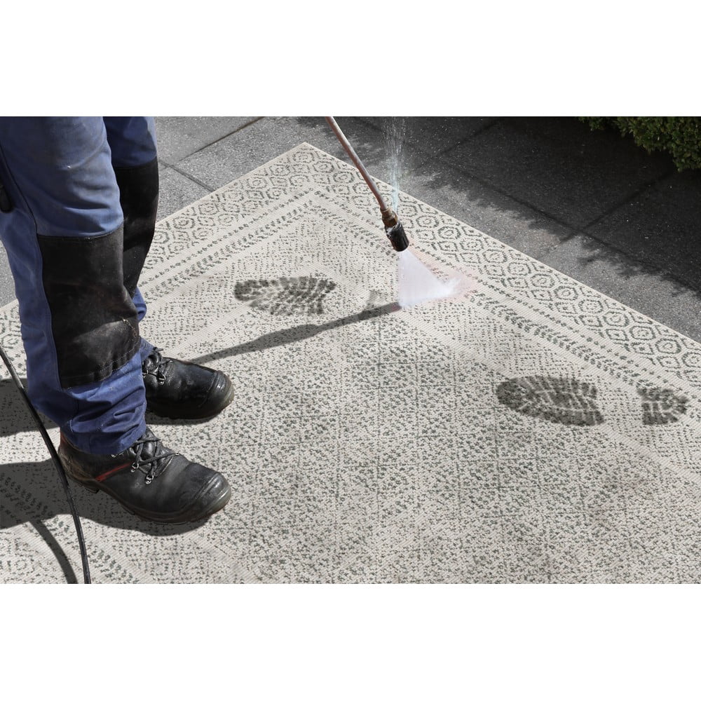 Zeleno-bílý venkovní běhoun Ragami Berlin, 80 x 250 cm - Obrázek 2