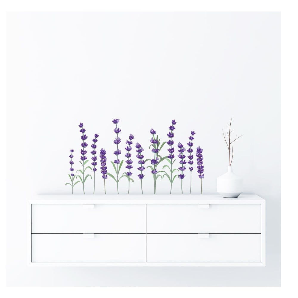 Sada samolepek na zeď Ambiance Levanders Sada samolepek na zeď Ambiance Levanders