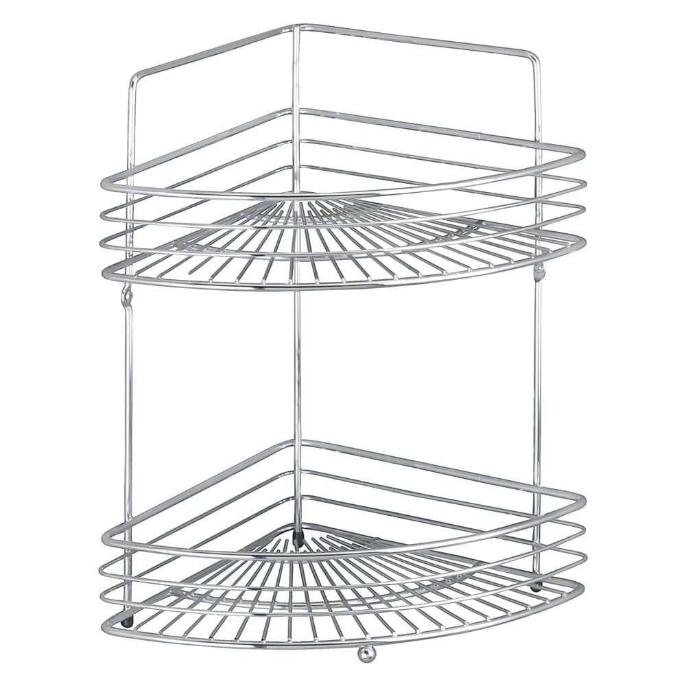 Rohová koupelnová polička Wenko Milano - Obrázek 2