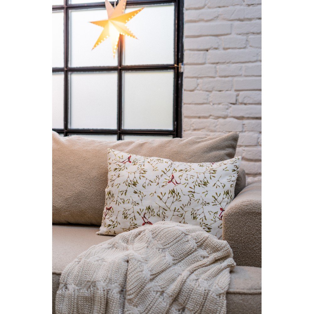 Povlak na polštář s vánočním motivem 40x60 cm – Linen Tales - Obrázek 2