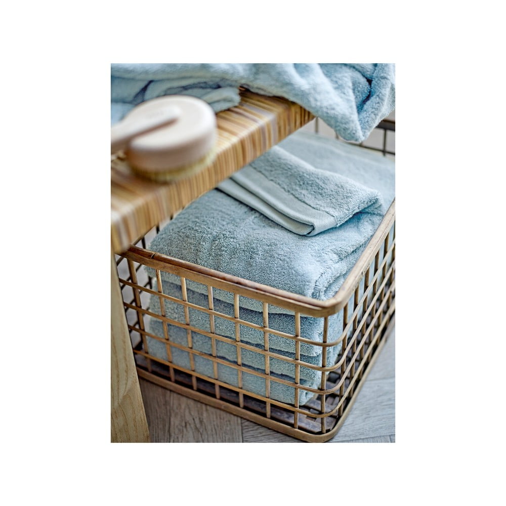 Světle modrý froté ručník z Bio bavlny 50x100 cm Comfort – Södahl - Obrázek 2