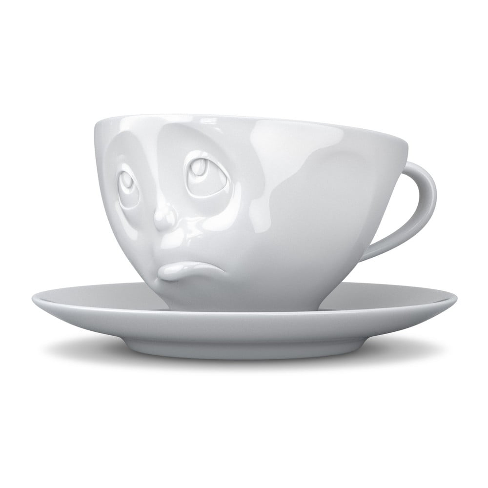 Bílý porcelánový šálek na kávu 58products Oh please, objem 200 ml - Obrázek 2