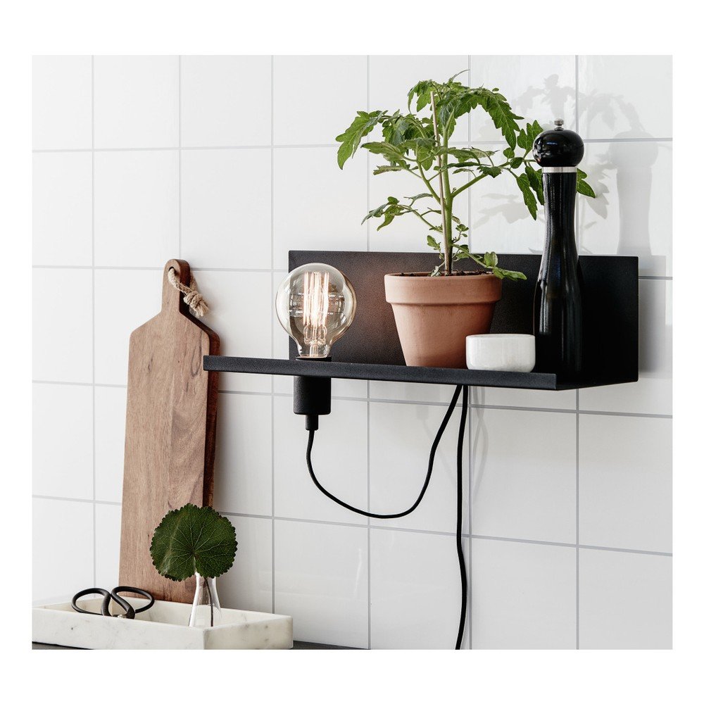 Černé nástěnné svítidlo s USB nabíjecí stanicí Markslöjd Multi - Obrázek 2