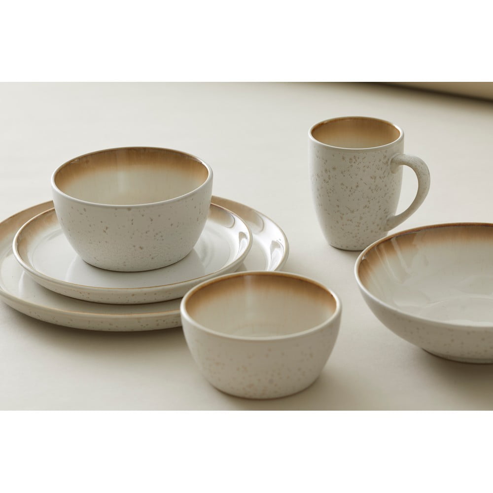 Béžová mísa z kameniny ø 20 cm Stentøj - Bitz - Obrázek 2