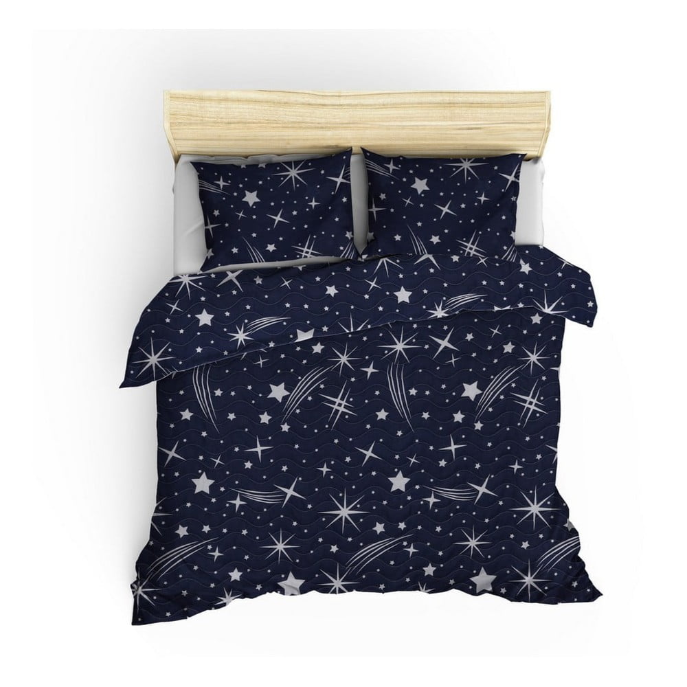 Prošívaný přehoz a 2 povlaky na polštář Polle, 200 x 220 cm Prošívaný přehoz a 2 povlaky na polštář Polle, 200 x 220 cm