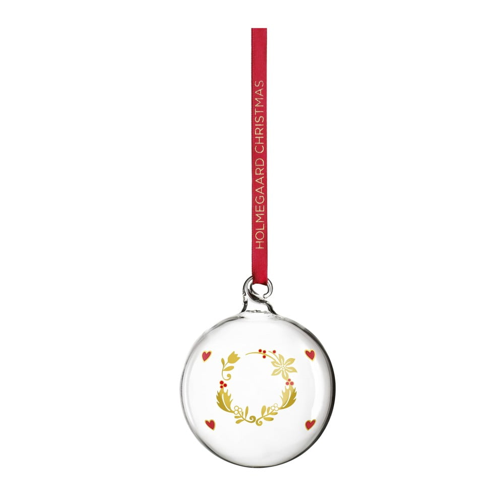 Skleněná ručně foukaná vánoční koule ø 6,5 cm Ann-Sofi Romme Annual Christmas Bauble – Holmegaard Skleněná ručně foukaná vánoční koule ø 6,5 cm Ann-Sofi Romme Annual Christmas Bauble – Holmegaard