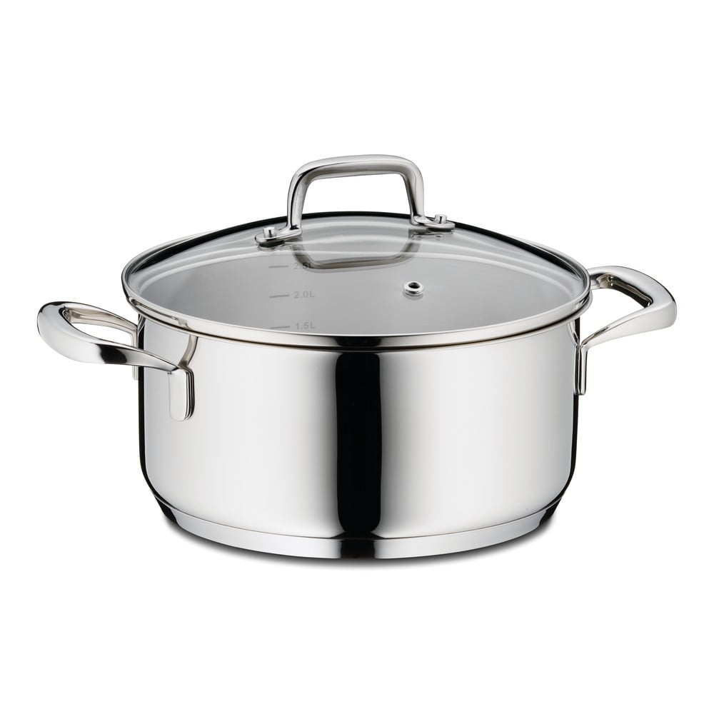 Hrnec z nerezové oceli s pokličkou Kela Flavoria, ø 20 cm Hrnec z nerezové oceli s pokličkou Kela Flavoria, ø 20 cm