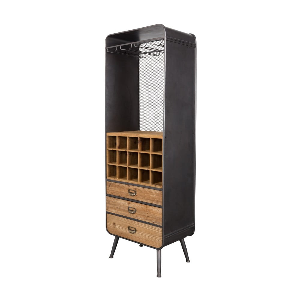 Dřevěná vinotéka Dutchbone Vino Dřevěná vinotéka Dutchbone Vino