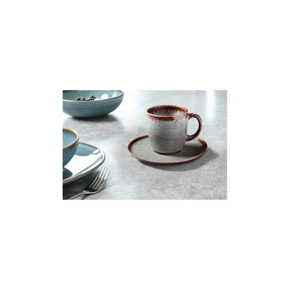 Šedo-hnědý kameninový šálek Villeroy & Boch Like Lave, 190 ml - Obrázek 2