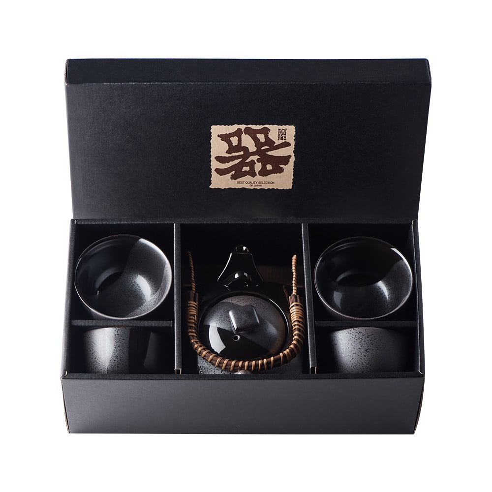 Černý čajový set MIJ Gunmetal - Obrázek 2