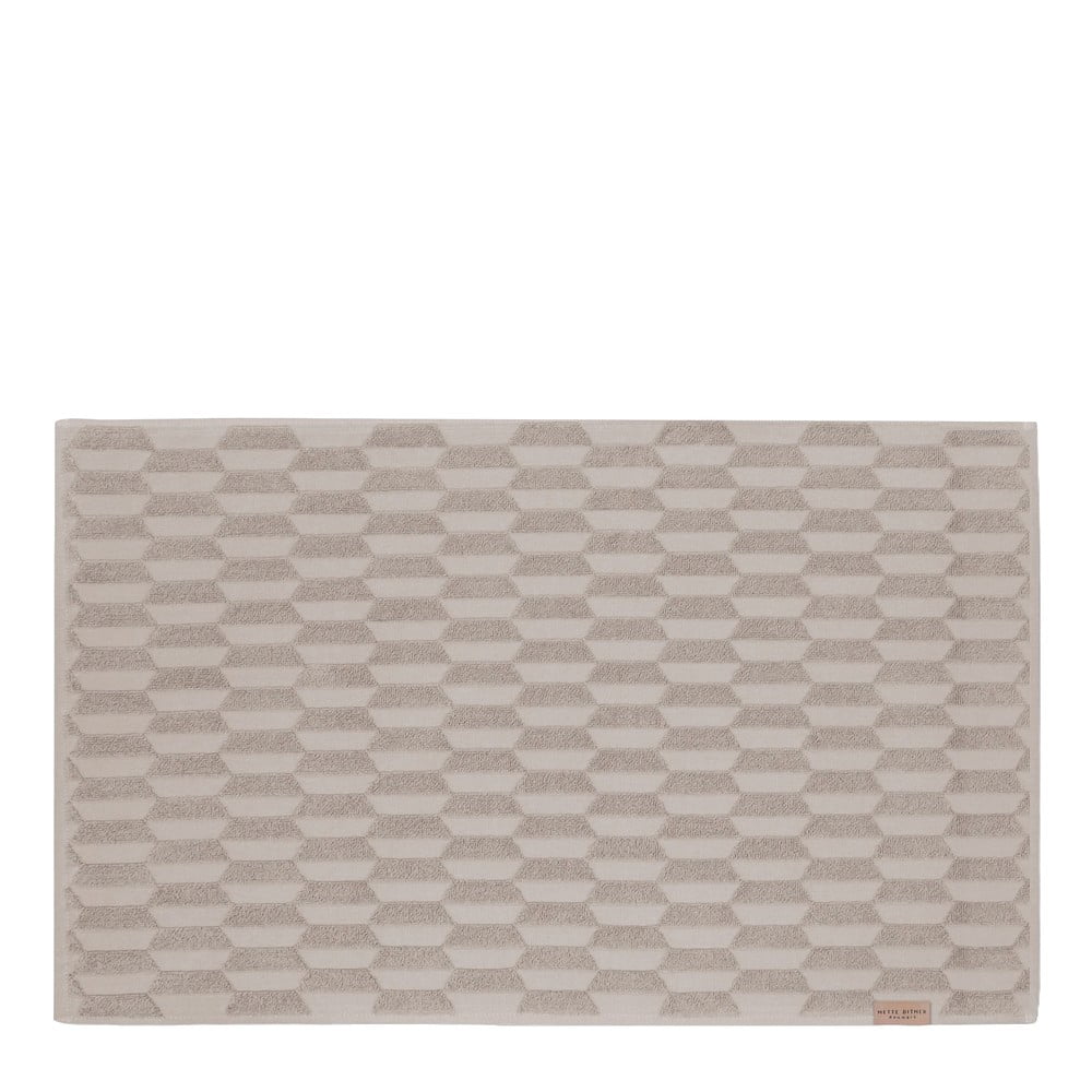 Béžová koupelnová předložka 50×80 cm Geo – Mette Ditmer Denmark Béžová koupelnová předložka 50×80 cm Geo – Mette Ditmer Denmark
