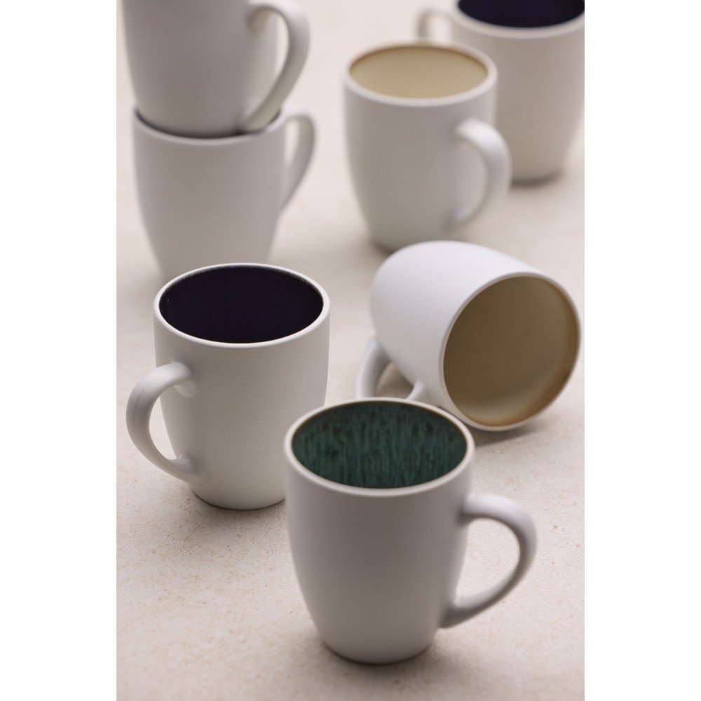 Bílý/zelený keramický hrnek 300 ml Gastro White/Green – Bitz - Obrázek 2