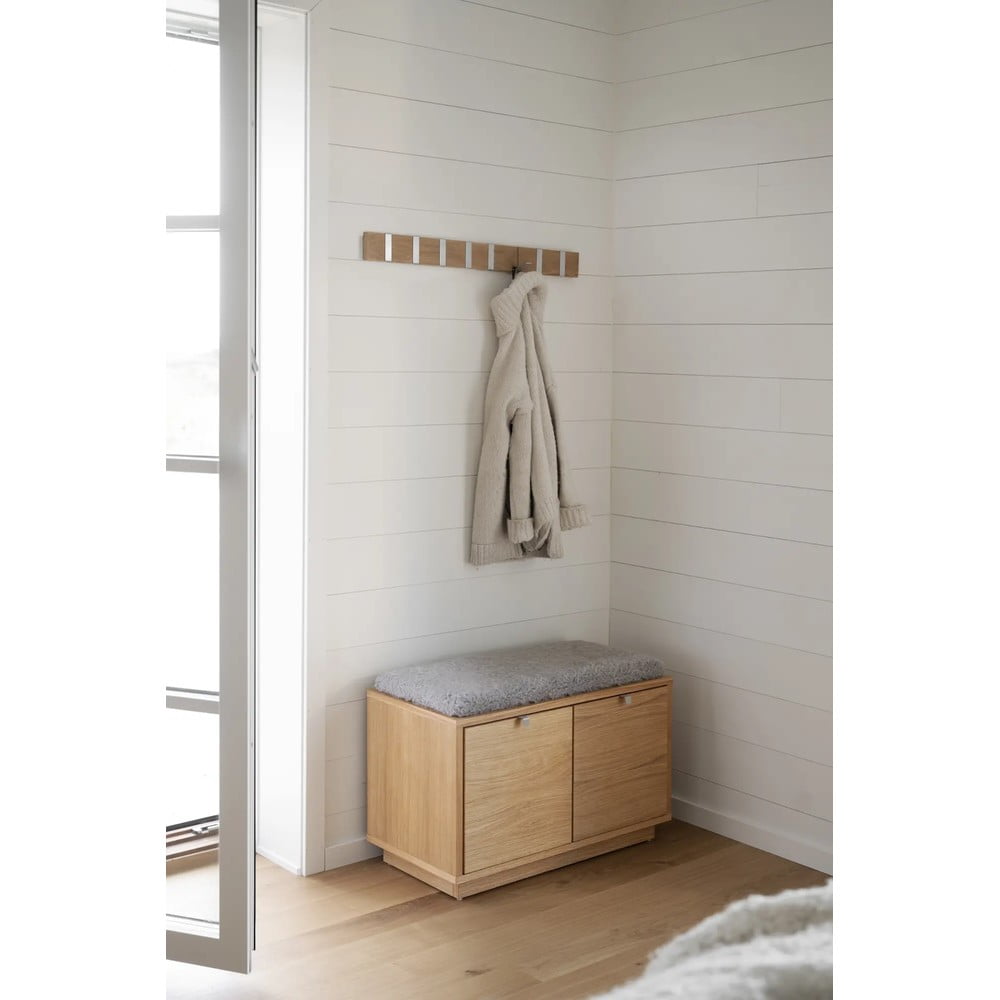 Nástěnný věšák z dubového dřeva v přírodní barvě Confetti – Rowico - Obrázek 2