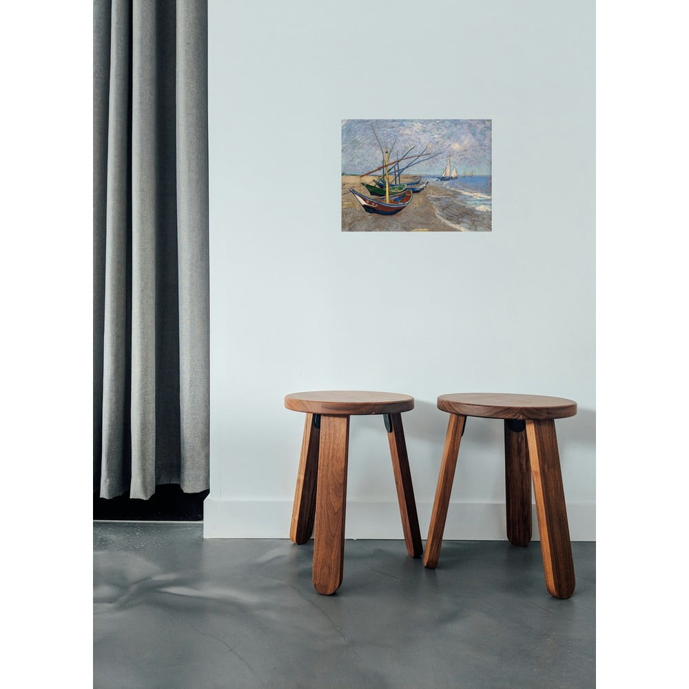 Reprodukce obrazu Vincenta van Gogha - Fishing Boats on the Beach at Les Saintes-Maries-de la Mer, 40 x 30 cm - Obrázek 2