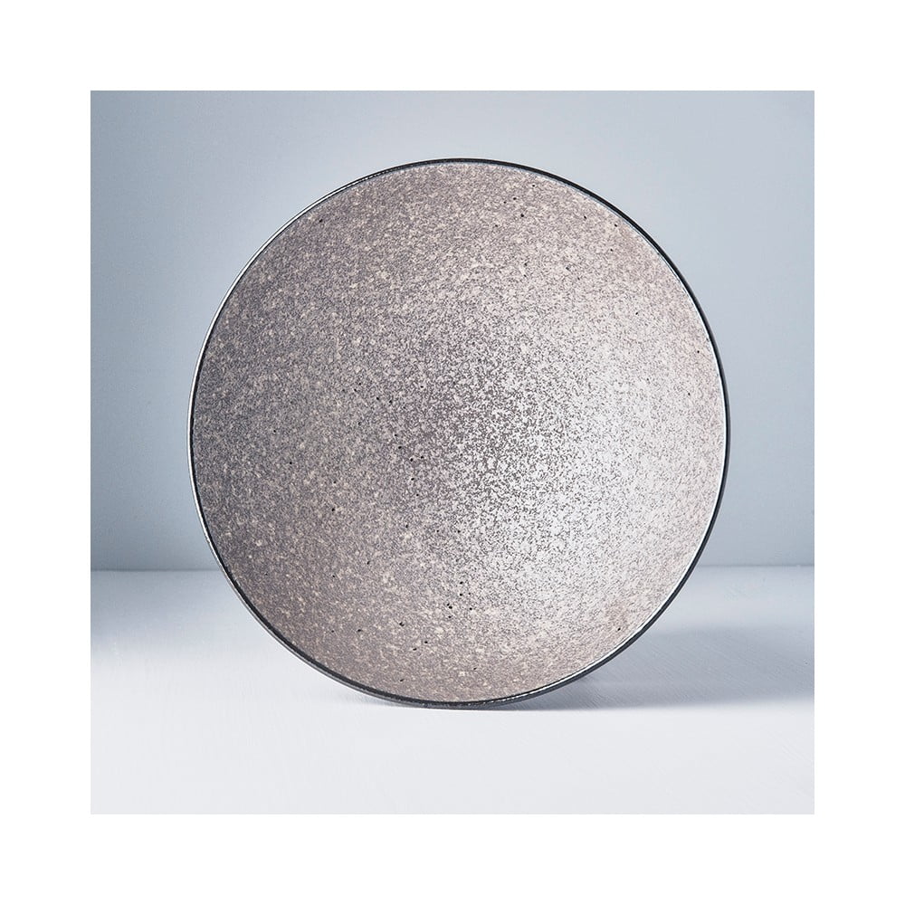 Béžová keramická vysoká miska na polévku MIJ Earth, ø 24 cm - Obrázek 2