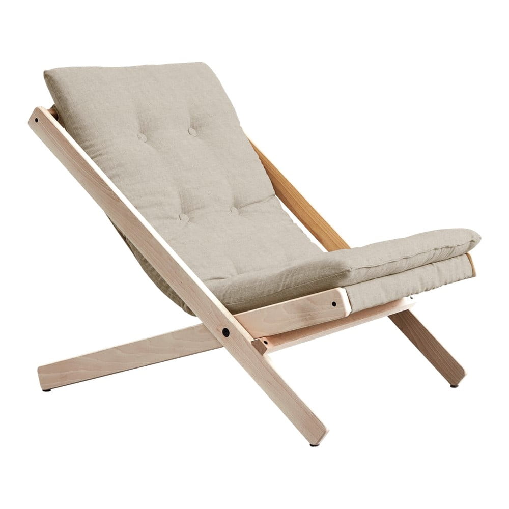 Skládací křeslo Karup Design Boogie Raw/Linen Beige Skládací křeslo Karup Design Boogie Raw/Linen Beige