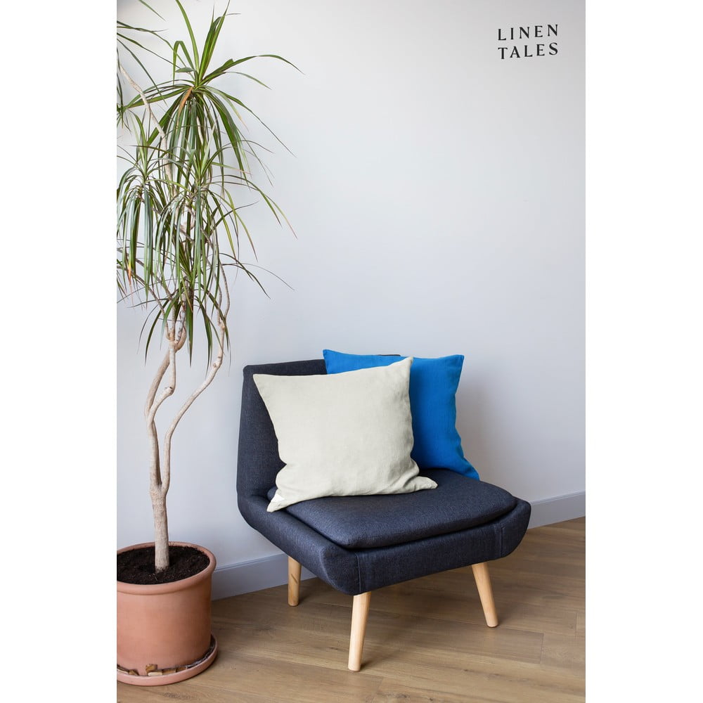 Lněný povlak na polštář 40x40 cm White – Linen Tales - Obrázek 2