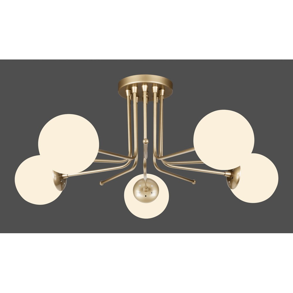 Stropní svítidlo ve zlaté barvě Squid Lighting Star, výška 34 cm - Obrázek 2